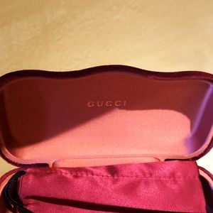 Brand new red gucci sunglass case